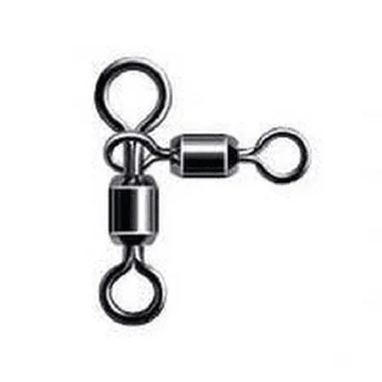 Émerillon Sasame 210-E 3 Way Power Swivel - Noir - Taille 3/0 X 2/0 (résistance 288 Kg) - Lot De 3