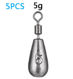 Drop Shot / Free Rig Sinker Weights & Rubber stopper - tackleaddiction.com.au
