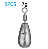 Drop Shot / Free Rig Sinker Weights & Rubber stopper - tackleaddiction.com.au