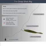 Drop Shot / Free Rig Sinker Weights & Rubber stopper - tackleaddiction.com.au