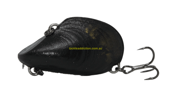 Outback Breamer Baits Mussel CLICKER Vibe " The Muss " Hard Body - tackleaddiction.com.au