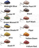 Asakura Clamer Mussel Clam Pipi Vibe Crank Bait - tackleaddiction.com.au