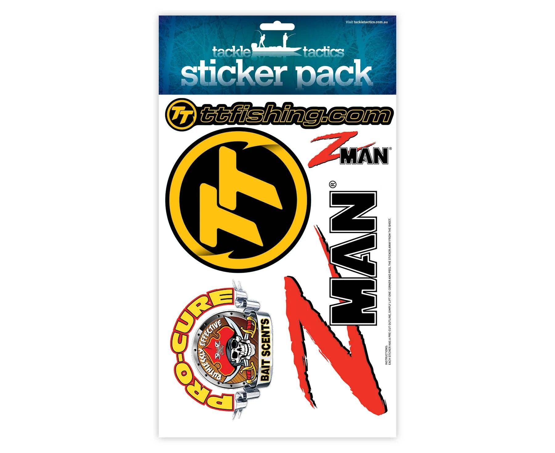 Team Sticker Pack ZMAN TT Pro-Cure –