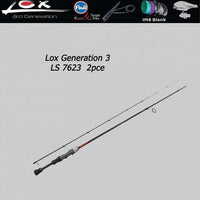 Lox YOSHI LS7623-III - 2PC Spin Rod - tackleaddiction.com.au