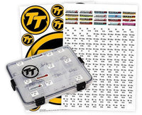 TT FISHING JIGHEAD I.D. LABELS Sticker pack - tackleaddiction.com.au