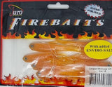 Juro Firebaits Long Tail Minnow 3.5" Soft Bait - tackleaddiction.com.au