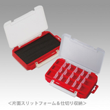 Versus Meiho Run Gun 1010W-1 1010W-2 slit foam combo tackle case