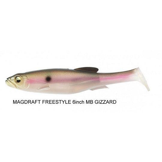 Megabass Magdraft Freestyle 6" Twinpack Swim Bait - tackleaddiction.com.au