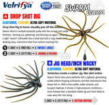 Velrifya Swarm Worm tenticle Soft bait