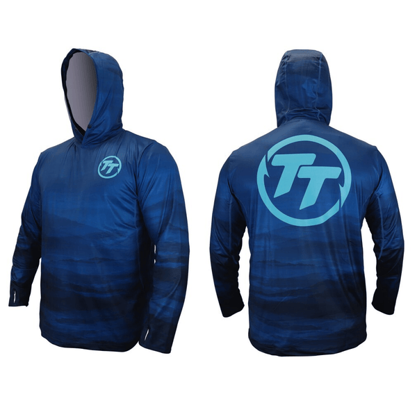 TT Hooded tournament Shirt Blue