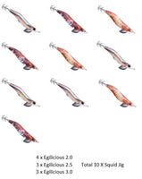 FIsh INC Squid Jig Bundle