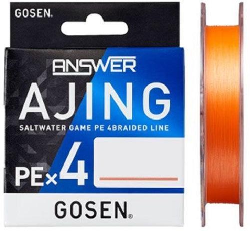 Gosen Answer AJING PE 150m Braid - tackleaddiction.com.au