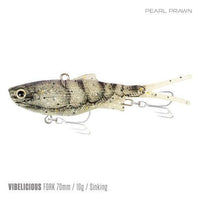 Samaki Vibelicious 70mm Fork Tail Lipless Vibration Soft Bait - tackleaddiction.com.au