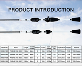 BIUTFU XUL 180S 2pc Ajing Spin rod