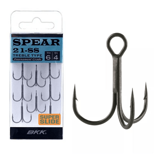 BKK Spear 21-SS Treble Hooks - tackleaddiction.com.au