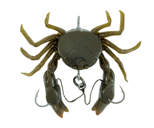 HURRICANE Lures Spider FINESSE Crab 1.3 Grams 4 Pack soft bait - tackleaddiction.com.au
