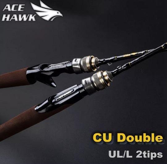 Ace Hawk CU Double BFS Bait Cast Rod - tackleaddiction.com.au