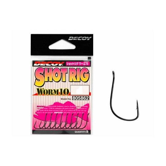 Decoy Shot Rig Worm10 Wacky Hook - tackleaddiction.com.au