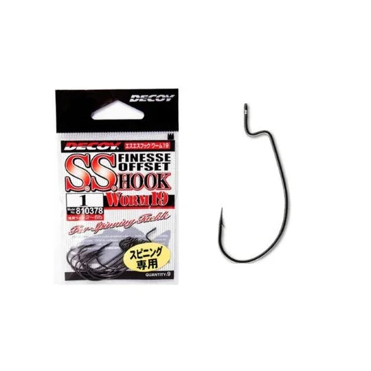 Decoy Worm 19 SS Finesse Offset Worm Hook