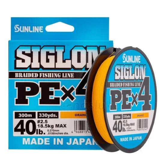 Sunline PE Line X4 Siglon 300M Braided Line – tackleaddiction.com.au