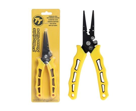 TT Straight Nose Pliers 7 inch Stainless Steel - tackleaddiction.com.au
