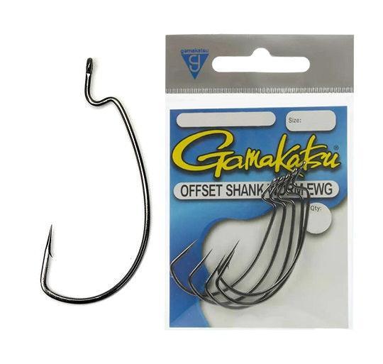 Gamakatsu Worm Hooks Offset EWG - tackleaddiction.com.au