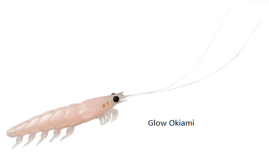 Leurres Souples Daiwa Kaiteki Real Okiami L - 42 Mm, 5 Par Pack, Vert UV Pour Pêche En Mer