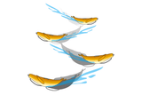 DEPS Sakamata Shad 2.5" Soft Bait