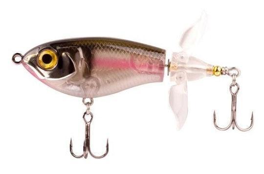 Mulin 65mm twin prop Whopper Plopper Surface Lure - tackleaddiction.com.au