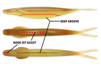 DEPS Sakamata Shad 2.5" Soft Bait