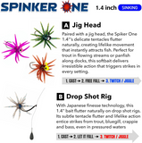 Velrifya Spinker One - Urchin tenticle Dice Soft Bait