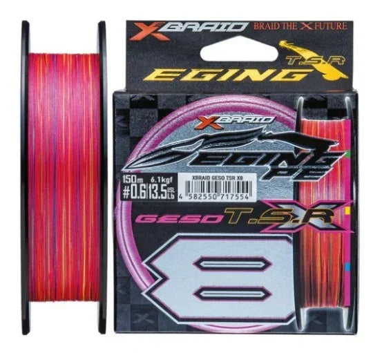 X-BRAID Geso TSR x8 EGI Braided Line 150m XBRAID – tackleaddiction.com.au