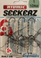 Atomic Seekerz Hidden HWS Jig Heads - tackleaddiction.com.au