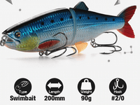 Banshee 200mm Hard Jointed Glide Bait - tackleaddiction.com.au
