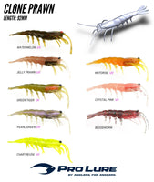 Pro Lure Clone Prawn 92mm Soft Bait - tackleaddiction.com.au