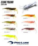 Pro Lure Clone Prawn 92mm Soft Bait - tackleaddiction.com.au