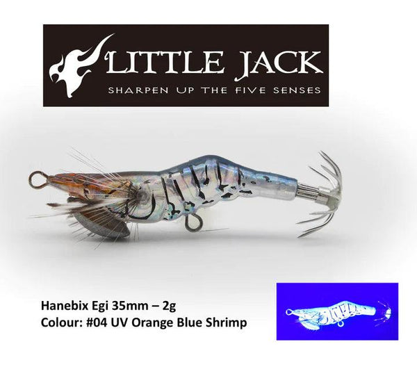 Little Jack Hanebix 35mm EGI Squid Jig - tackleaddiction.com.au