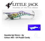 Little Jack Hanebix 35mm EGI Squid Jig - tackleaddiction.com.au