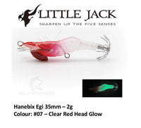 Little Jack Hanebix 35mm EGI Squid Jig - tackleaddiction.com.au