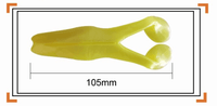 Warcraft LS04B-02 105mm Jungle Frog Soft Bait - tackleaddiction.com.au