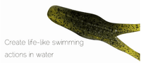 Warcraft LS04B-02 105mm Jungle Frog Soft Bait - tackleaddiction.com.au