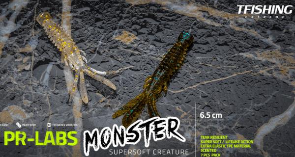 PR-LABS Monster 65mm Creature Bait soft bait - tackleaddiction.com.au