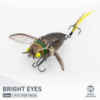 Chasebaits Ripple Cicada 43mm Hollow body Surface Lure - tackleaddiction.com.au