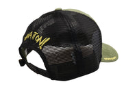 TT FISHING PREMIUM TRUCKER CAP - KHAKI GREEN / BLACK - tackleaddiction.com.au