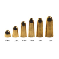 Damiki Brass Worm Sinker - tackleaddiction.com.au