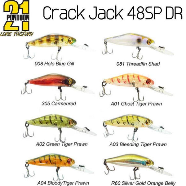 Pontoon 21 Crack Jack 48SP DR Crank Bait Minnow - tackleaddiction.com.au