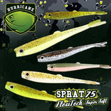 Hurricane Lures SPRAT 75 Minnow Soft Bait - tackleaddiction.com.au