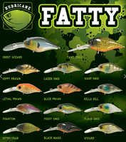 Hurricane Lures FATTY Snr 38mm Crank Bait - tackleaddiction.com.au