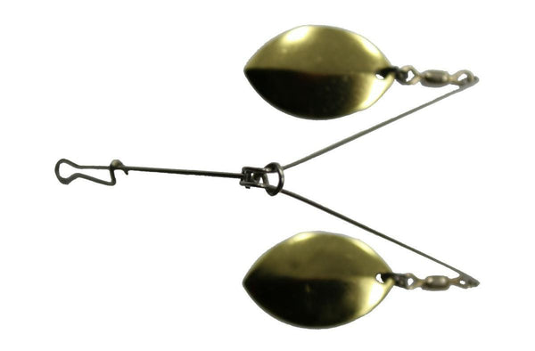 Tribe Twin Jig Spinner with Olympic Blades - tackleaddiction.com.au