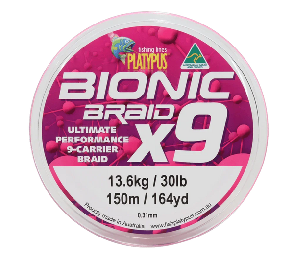 Bionic Braid X9 Braided Line | Platypus – tackleaddiction.com.au